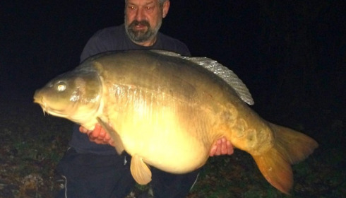 A 58 lb 4 oz carp from Laroussi, Steve, Nov 2014