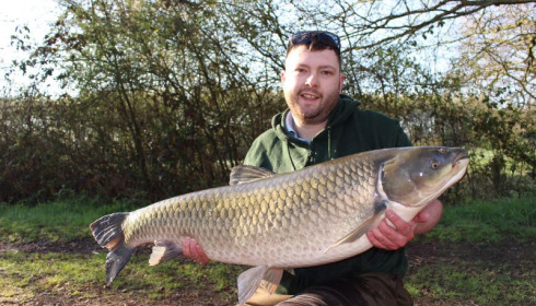 A 41 lb 4 oz carp from Laroussi, lance kirby, Apr 2017