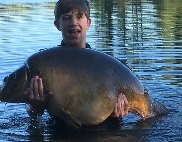 A 62 lb 11 oz carp from Laroussi, Tom Winder, Jul 2016