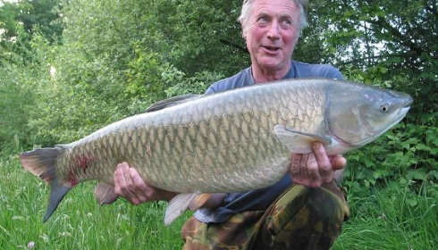 A 43 lb carp from Laroussi, May 2008