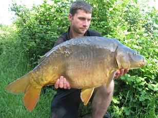 A 35 lb carp from Laroussi, May 2007