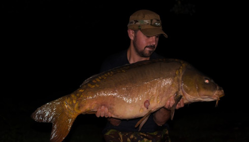 A 43 lb 10 oz carp from Laroussi, Chris Way, Jun 2018