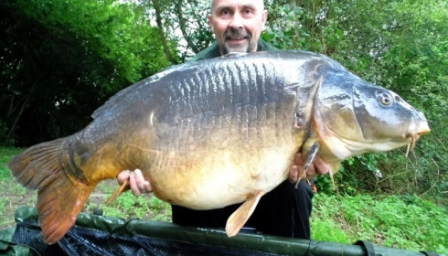A 57 lb 8 oz carp from Laroussi, Kevin, Jun 2015