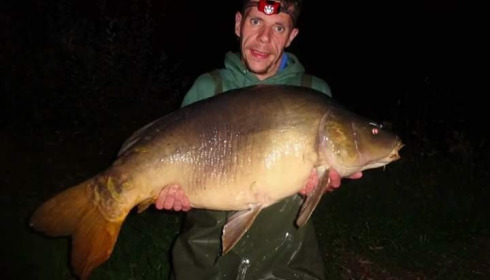 A 38 lb carp from Laroussi, Aug 2017