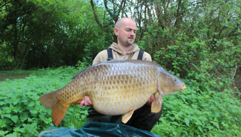 A 50 lb 6 oz carp from Laroussi, Mark Diment, May 2015
