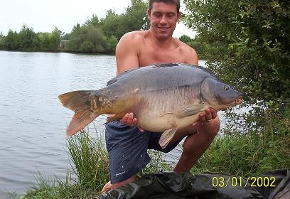 A 43 lb 4 oz carp from Laroussi, Aug 2007