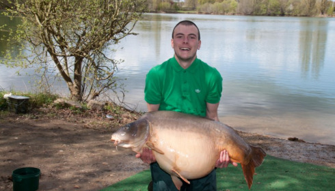 A 72 lb carp from Laroussi, Matthew Taylor, Apr 2012