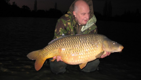 A 39 lb 1 oz carp from Laroussi, Anthony Birchall, Nov 2013