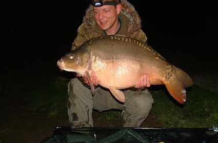 A 36 lb carp from Laroussi, Oct 2006