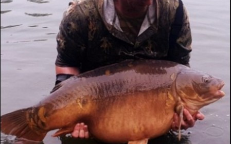 A 48 lb 8 oz carp from Laroussi, Adie, Apr 2019
