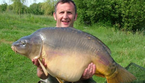 A 51 lb carp from Laroussi, May 2008