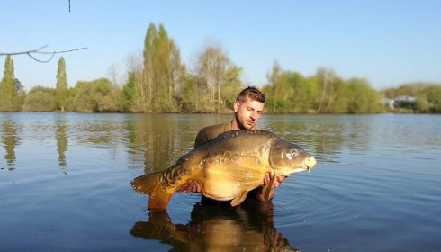 A 48 lb 4 oz carp from Laroussi, Apr 2017