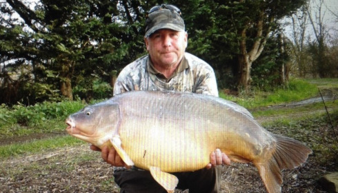 A 44 lb carp from Laroussi, Eddie Faulkner, Apr 2018