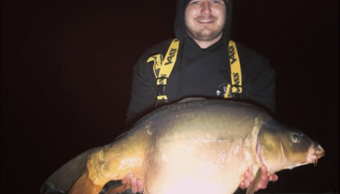 A 39 lb 12 oz carp from Laroussi, Scott Hayward, Mar 2019
