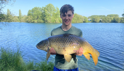 A 35 lb carp from Laroussi, James Wicks, Jun 2023