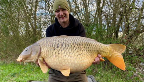 A 42 lb carp from Laroussi, Jason Hayes, Apr 2019