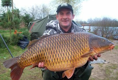 A 30 lb carp from Laroussi, Probably the most beautiful Laroussi Common, Mar 2008