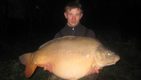 A 50 lb 12 oz carp from Laroussi, Caught on 27 november 2008, Nov 2008