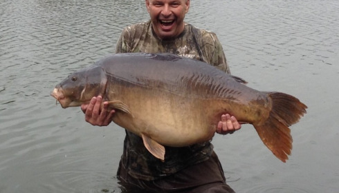A 59 lb 2 oz carp from Laroussi, Keith Scholes, Sep 2017