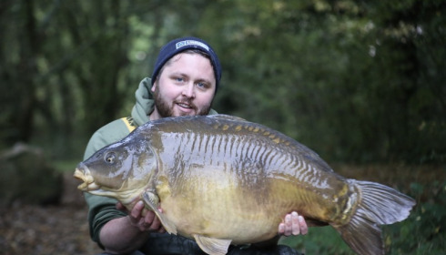 A 44 lb 8 oz carp from Laroussi, Ed Tyman, Oct 2017