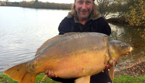 A 38 lb carp from Laroussi, Darren, Nov 2014