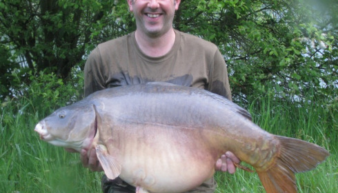 A 56 lb carp from Laroussi, May 2013