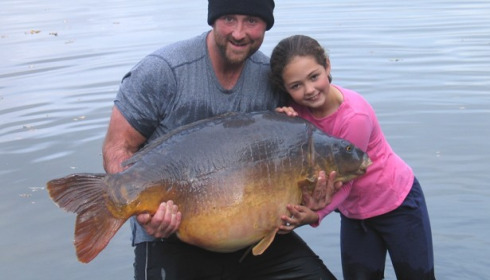A 68 lb carp from Laroussi, Anthony, Nov 2013