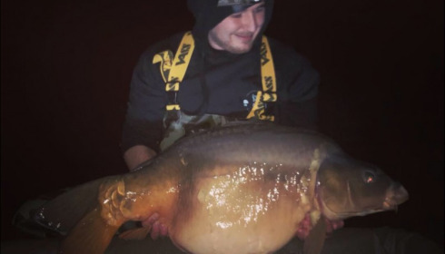 A 39 lb 12 oz carp from Laroussi, Scott Hayward, Mar 2019