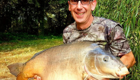 A 48 lb carp from Laroussi, Mark, Sep 2016