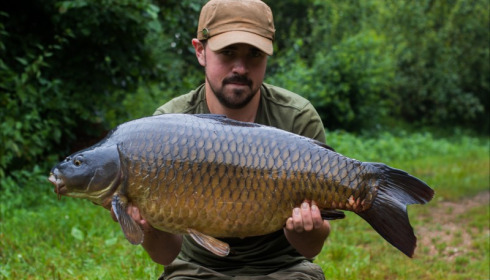 A 27 lb carp from Laroussi, Chris Way, Jun 2018