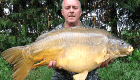 A 41 lb carp from Laroussi, Mark Reilly, May 2014