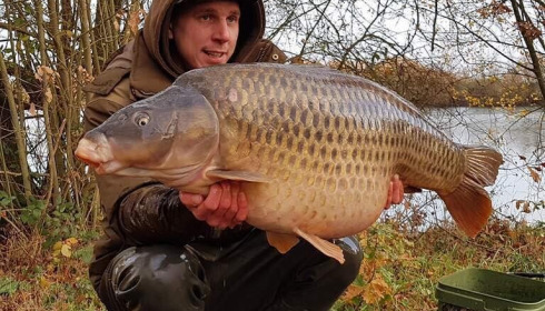 A 45 lb carp from Laroussi, Stephen Dolbear, Dec 2017