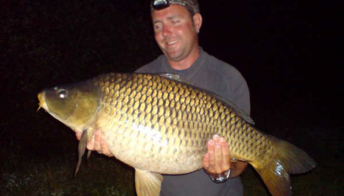 A 28 lb carp from Laroussi, May 2007