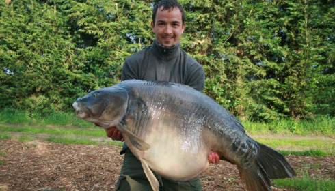 A 67 lb 1 oz carp from Laroussi, Craig Lancashire, May 2015