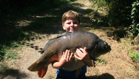 A 45 lb 4 oz carp from Laroussi, Mark Cummins, Aug 2013