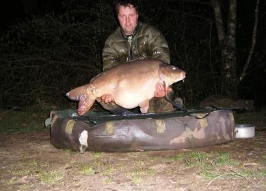 A 46 lb 10 oz carp from Laroussi, Apr 2008