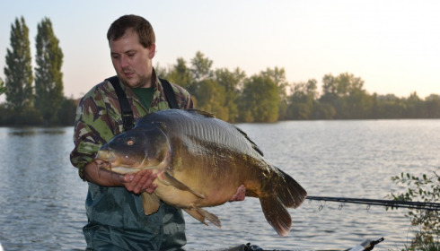 A 46 lb 8 oz carp from Laroussi, Steve Hitchcock, Sep 2014