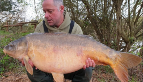 A 40 lb 6 oz carp from Laroussi, Apr 2019
