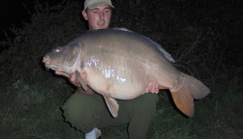 A 42 lb carp from Laroussi, Aug 2008