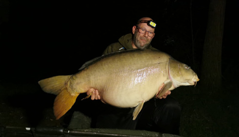 A 54 lb carp from Laroussi, Nov 2022