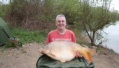A 51 lb carp from Laroussi, Steven Taylor, Apr 2012