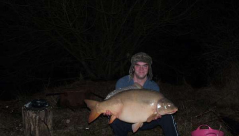 A 35 lb carp from Laroussi, Jan 2008