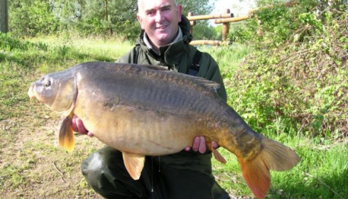 A 39 lb carp from Laroussi, May 2010