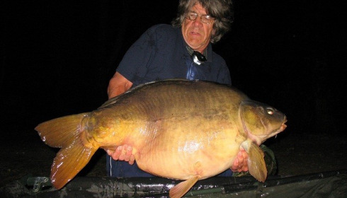 A 54 lb 6 oz carp from Laroussi, Jim Kelly, Sep 2015