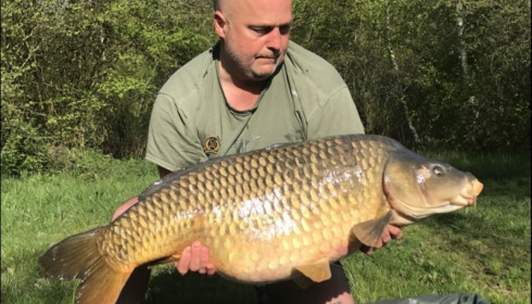 A 42 lb 10 oz carp from Laroussi, Apr 2019