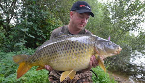 A 26 lb carp from Laroussi, Roy van Goor, Sep 2014