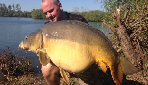 A 50 lb carp from Laroussi, Kenneth, Apr 2014