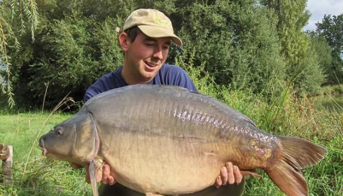 A 45 lb carp from Laroussi, Aug 2008