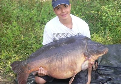 A 69 lb 12 oz carp from Laroussi, Chris Tsourou, Aug 2010