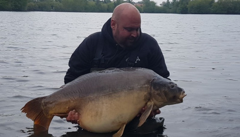 A 62 lb 10 oz carp from Laroussi, Matthew Parrinder, May 2017